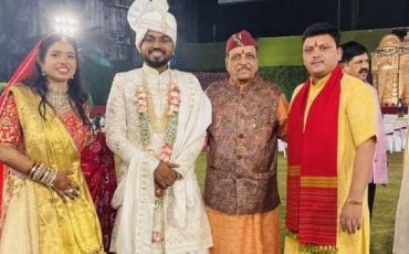 Attended the wedding ceremony of Shri Harsh and Chi. Vrushika,